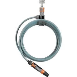 Tuyau Darrosage Spiralé GARDENA 18401-20 7.50 M Gris, Bleu