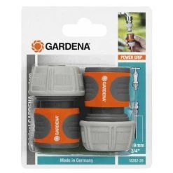 GARDENA 2 Raccords D'arrosage Rapide 19 Mm (3/4") (18282-26).