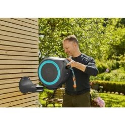 GARDENA Dévidoir Automatique Mural RollUp S 15 M Bleu Turquoise (18600-20) 10 GARDENA Dévidoir Automatique Mural RollUp S 15 M Bleu Turquoise (18600-20) -GARDENA Soldes 2022 33511410 4