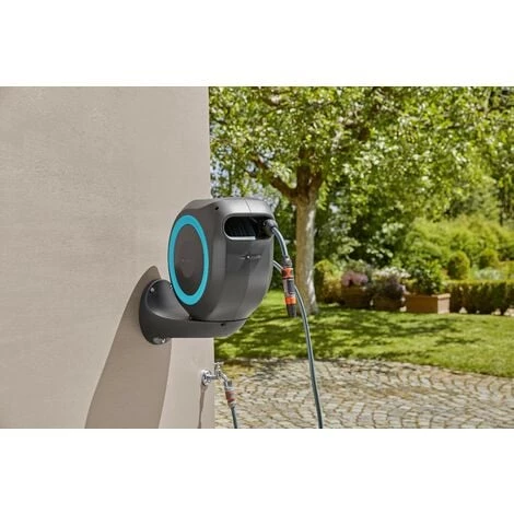 GARDENA Dévidoir Automatique Mural RollUp S 15 M Bleu Turquoise (18600-20) 7 GARDENA Dévidoir Automatique Mural RollUp S 15 M Bleu Turquoise (18600-20) – Image 5