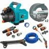 Pack Pompe D'arrosage 3000/4 + Tuyau Ø19mm 2x20m + Kit Connexion + Kit Aspi Laiton + Kit Base + Arroseur 150m² + Fusil GARDENA -GARDENA Soldes 2022 34998246 1