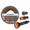 Pack Arrosage : Tuyau High Flex 25m Ø19mm + Lance Arrosoir Grand Débit + Raccords GARDENA -GARDENA Soldes 2022 41001420 1