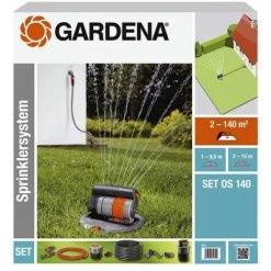 GARDENA Kit Arroseur Oscillant Escamotable OS 140 - 8221-20 -GARDENA Soldes 2022 415590 2
