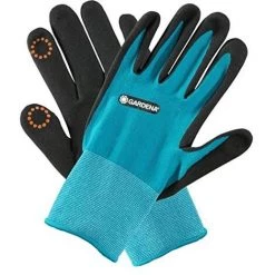 GARDENA GANT DE JARDINAGE ET DE SOL TAILLE 10/XL, TURQUOISE/NOIR/GRIS/ORANGE 11513-20
