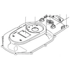 Châssis Supérieur Robot Tondeuse Gardena / Flymo