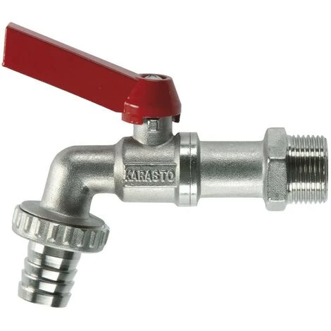 Robinet De Vidange à Boisseau Sphérique 1/2 (12.5 Mm) GARDENA 07332-20 Argent, Rouge 4 Robinet De Vidange à Boisseau Sphérique 1/2 (12.5 Mm) GARDENA 07332-20 Argent, Rouge – Image 2