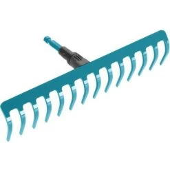 GARDENA Râteau De Jardin 36cm Combisystem - Acier Robuste - 14 Dents – Ratissage & Nivellement Du Sol – Garantie 25 Ans (31