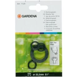 GARDENA Gardena Set De Nettoyage - Joint De Coupure Au Jet D'eau - Anneau - Noir (1125)