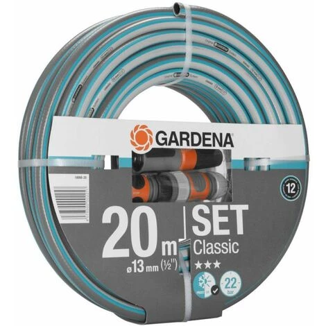 GARDENA 18008-20 Tuyau Classic 20 M En Kit 4 GARDENA 18008-20 Tuyau Classic 20 M En Kit – Image 2