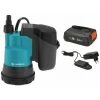 GARDENA 14600-61 Pompe Submersible Sans Fil Pour Eau Claire 2000/2 18V P4A Kit Prêt à L'emploi -GARDENA Soldes 2022 51275581 1