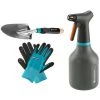 Pack GARDENA Pulvérisateur à Gachette - Transplantoir - Gants De Jardin - Taille S -GARDENA Soldes 2022 55624430 1