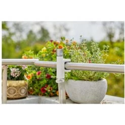 Pack ClickUp GARDENA Support Pour Balcon - Pot De Fleur - Blanc 10 Pack ClickUp GARDENA Support Pour Balcon - Pot De Fleur - Blanc -GARDENA Soldes 2022 58438588 4