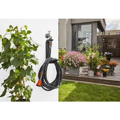 GARDENA Kit Tuyau D'arrosage Liano™ 15 M + Support Tuyau TapFix - Inclus Raccords + Lance - 35 Bar - Garantie 30 Ans (18595-20) 7 GARDENA Kit Tuyau D'arrosage Liano™ 15 M + Support Tuyau TapFix - Inclus Raccords + Lance - 35 Bar - Garantie 30 Ans (18595-20) – Image 5
